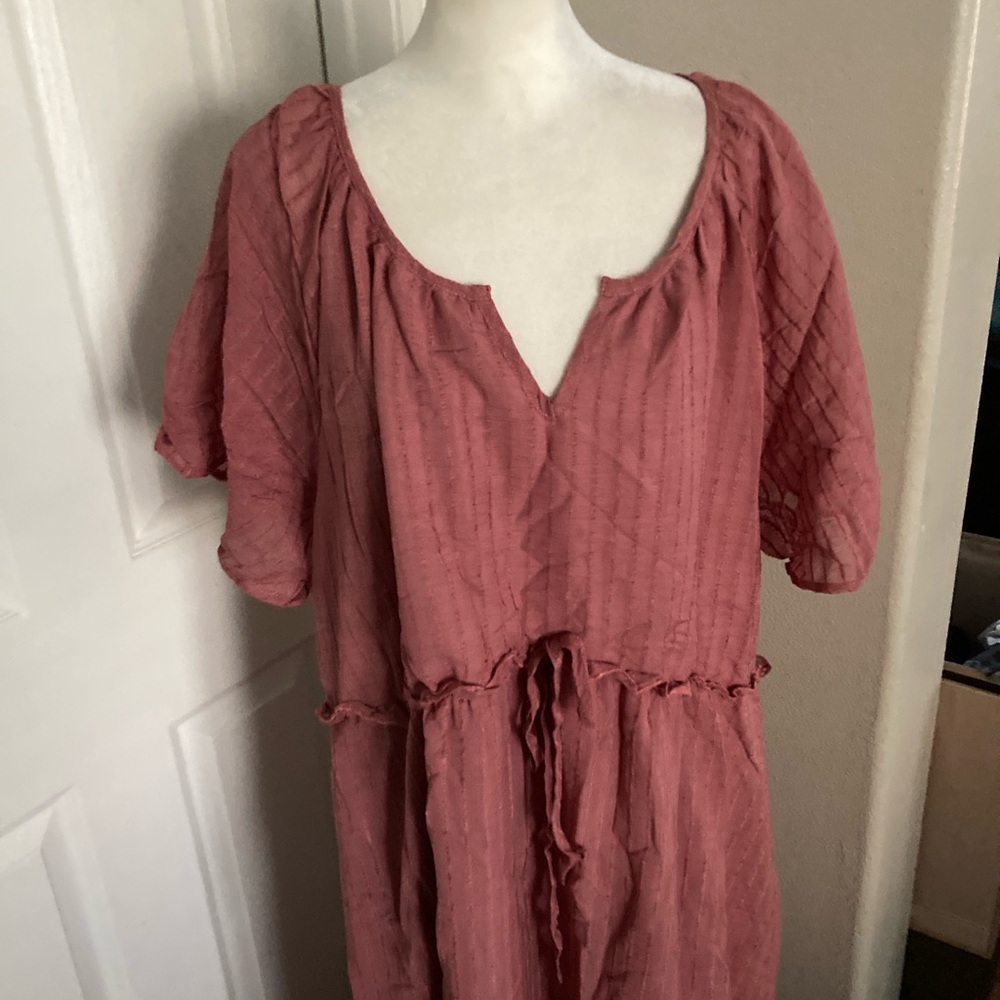 BloomChic Pink Boho Dress Sz 26 NWT - Picture 3 of 6